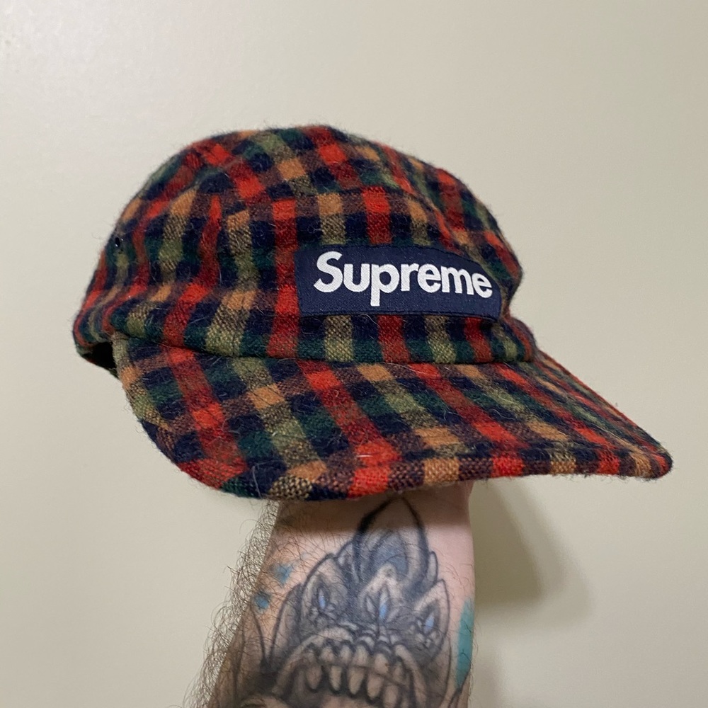 Supreme Camp Cap Tweed